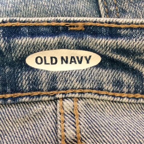 Old Navy High-Waisted Button-Fly Raw-Hem Jean Skirt - Picture 5 of 8